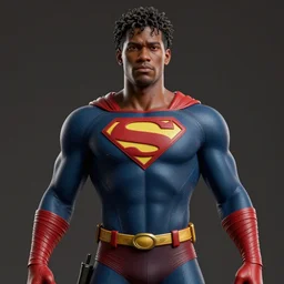 Comic book of an African American super hero, artstation, Greg rutkowski, unreal engine 5, cinema4D octane render, Detailed, cinematográfic