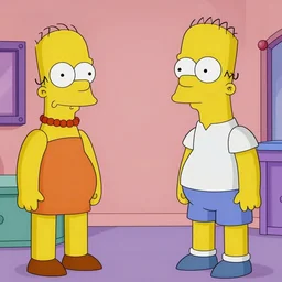 The Simpsons if it was made by Toshio sSaeki