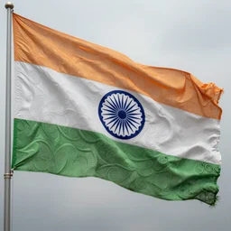 ethereal indian flag, intricate detail, ornate, conceptual art, soft light, dynamic, art by artgerm
