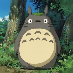 Scifi Totoro, Studio Ghibli, official art, 8k, anime