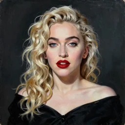 Madonna in a mark Ryden painting