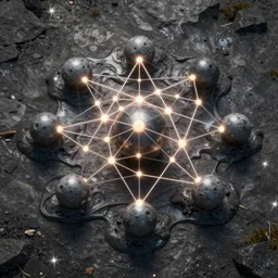 neural network made of puddle