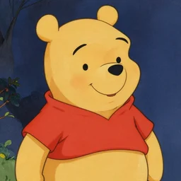 alien Winnie the Pooh, artwork by Daniel Merriam,