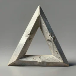 a penrose - triangle, diffuse lighting, fantasy, intricate, elegant, highly detailed, lifelike, photorealistic, digital painting, artstation, illustration, concept art, smooth, sharp focus, naturalism, trending on byron's - muse, by greg rutkowski and peter mohrbacher and greg staples