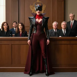 evil amber heard as a comic book super villain wearing a courtroom costume, full body portrait, natural lights, photorealism, dramatic, cinematic, art by artgerm, rossdraws, norman rockwell, magali villeneuve, gil elvgren, alberto vargas, earl moran, enoch bolles