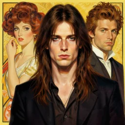 beautiful portrait of glenn danzig, digital art by eugene de blaas and ross tran, vibrant color scheme, highly detailed, in the style of romanticism, cinematic, artstation, greg rutkowski, mucha