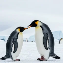 Photograph of Dennis Hopper feeding penguins in Antarctica