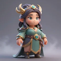 super cute fantasy woman mage 3D concept by frank frazetta style, foggy, glowing effect, beautiful detailed, chubby, face realistic, Game Art, hyper detailed, no background, Character Modeling, cartoon, cinematic, raytrace, Trend on artstation, C4D