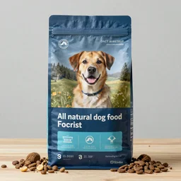 “all natural dog food advertising”