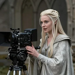 cate blanchett ( galadriel!!!! ) in lord of the rings ( 2 0 0 2 ), filmed by andrew lesnie woth arriflex 4 3 5 camera