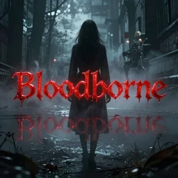 glossy promotional image for the upcoming thriller film 'Bloodborne'