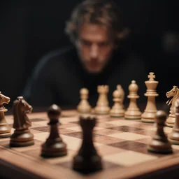 chess looks like star wars figures, dramatic lighting
