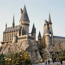 a film still of hogwarts school made out of wool, photography, 8 k