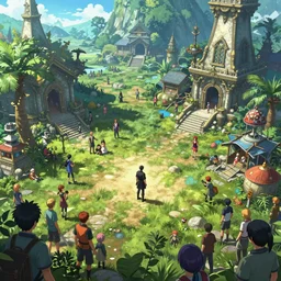 so many things and people around me but i stillt feel all alone in this solitude, ultrafine highly detailed hyper colorful illustration, sharp focus, final fantasy, unreal engine highly rendered, global illumination, radiant light, intricate and detailed environment