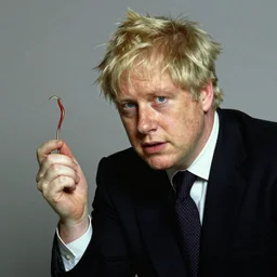 “Boris Johnson in the style of Salvador Dali”