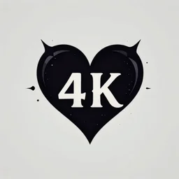 dark magical heart logo, 4 k, vector illustration, hd