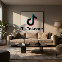 Tiktokcore themed livingroom