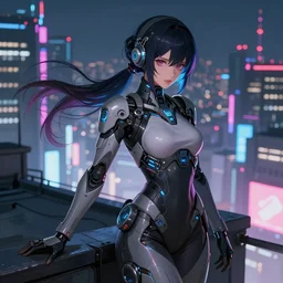 anime key visual futuristic cyber warrior girl, on cyberpunk neon light tokyo rooftop, ssci - fi and fantasy, intricate and very beautiful, highly detailed and digital painting, concept art, smooth, illustration, art by l taekwon kim / a - rang style, luxearte and rossdraws and liya nikorov and rongzhen luo