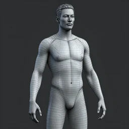 ben askren, 3 d wireframe, cgi rendering