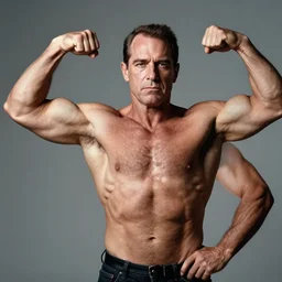 herculean richard nixon, gigachad muscular, toned, shading, posing and flexing, professional portrait by steven mccurry