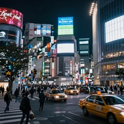 cyberpunk shibuya tokyo,