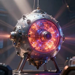 hadron antimatter alchemy vacuum reactor. Photorealistic. 4k. God rays. Highly detailed. VRay Rendering. Unreal Engine.