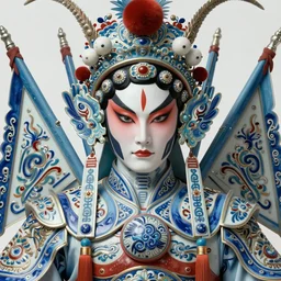 portrait of a chinese masculine male cyberpunk machine, machine face, upper half portrait, decorated with chinese opera motifs, muscular, asian, fine china, wuxia, traditional chinese art, intricate intense elegant, 京 剧 highly detailed symmetry headpiece digital painting artstation concept art smooth sharp focus illustration, art by artgerm and greg rutkowski alphonse mucha 8 k