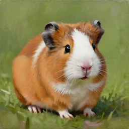 “high quality oil painting of a degu”
