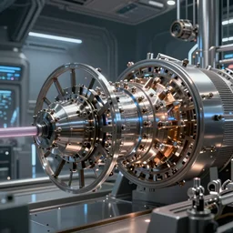 particle accelerators, science fiction fantasy, highly detailed