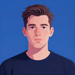 michael stevens portrait, vaporwave, digital art