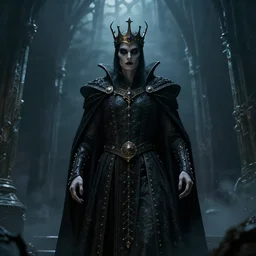 A Gothic king of psychedelic, dark and mysterious, atmospheric, ominous, eerie, cinematic, Epic, 8k, 4k, ultra detail, ultra realistic, rendered by awesomeness
