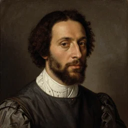 a renaissance style portrait painting of steve lacy