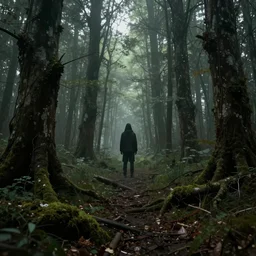 lost myself in a liminal space, 8 k resolution hyperdetailed scary dystopian surrealism