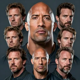 dwayne johnson as a scifi cyborg, portrait by gaston bussiere, j. c. leyendecker, craig mullins, donato giancola, greg rutkowski, symmetry!!, realistic face