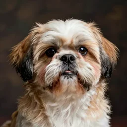 a shih tzu with face like emma watson
