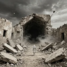 the destruction of reality birth of the void in style of Anthony Abdel Karim
