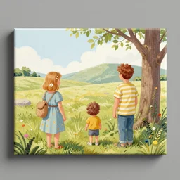 an ultra high - definition 8 k full - canvas scan of an illustration by charley harper, fine art.
