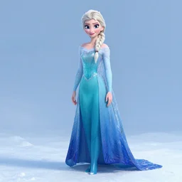 elsa from frozen full body, snow background, hyper realistic, hyper detailed, digital art, trending in artstation, cinematic lighting, studio quality, smooth render, unreal engine 5 rendered, octane rendered, art style by klimt and nixeu and ian sprigger and wlop and krenz cushart
