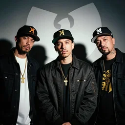 portraits of wu tang clan by shepard fairey