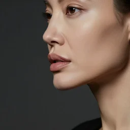 full body  photography of  warrior beauty who have the nose of Angelina Jolie,  lips of Megan Fox and big symmetrical eyes of Bjork, award winning photography by Leonardo Espina