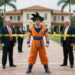 the fbi raiding trumps mar - a - lago finding one of the dragonball, movie still, 8 k