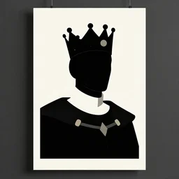 medieval old king retro minimalist portrait by jean giraud, moebius starwatcher comic, poster, 8 k