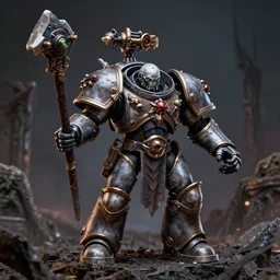 hive spire of necromunda from warhammer 40k, grimdark
