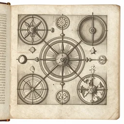 ancient occult manuscripts, pen and ink drawings, etchings in the style of Albrecht Durer