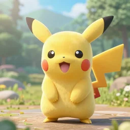 real life Pokemon, cute!!!, fluffy!!!, ultra realistic!!!, morning, volumetric lighting, sharp focus