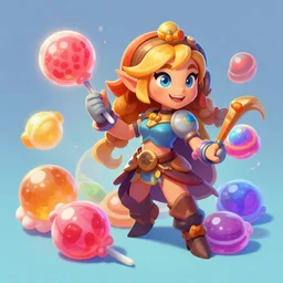 candy, sweet, game art, hearthstone, sarah graham, artstation