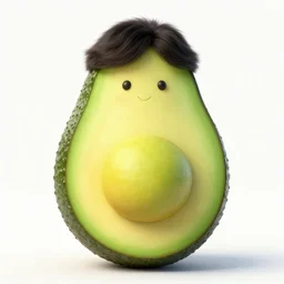 bob ross as an avocado embryo