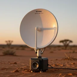 ruggedized sensor antenna for monitoring the australian desert,  XF IQ4, 150MP, 50mm, F1.4, ISO 200, 1/160s, dawn