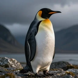 a shoggoth shaped like a penguin, national geographic photo