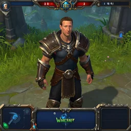 Screenshot of Mark Zuckerberg in Warcraft 3